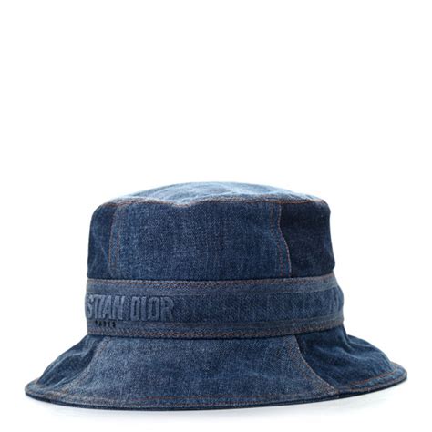 dior denim hat